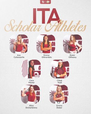 Image post by @ou_wtennis on Instagram