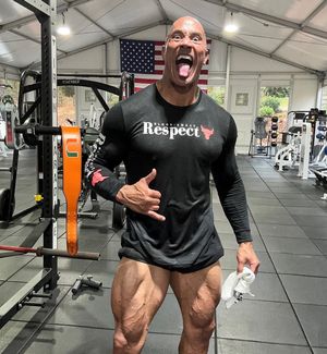 Image post by @therock on Instagram