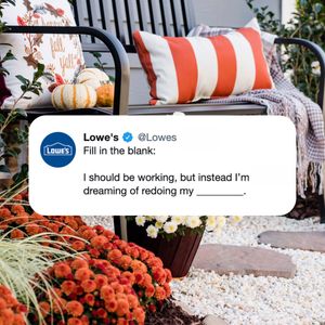 Image post by @Lowes on Twitter