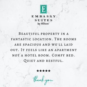 Image post by @embassysuitesgvilledt on Instagram