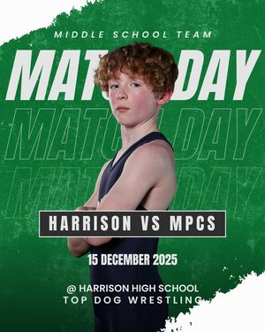 Image post by @harrisontopdogwrestling on Facebook