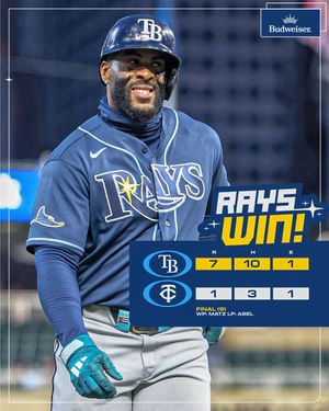 Image post by @RaysBaseball on Twitter