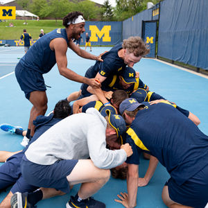 Image post by @UMichAthletics on Twitter/X