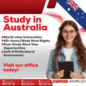 Image post by @studyworldvisa on Instagram
