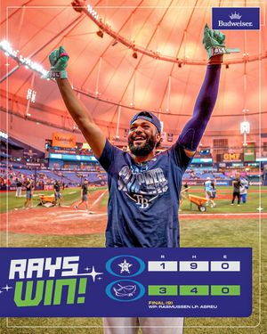 Image post by @raysbaseball on Instagram