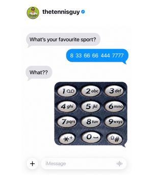 Image post by @thetennisguy on Instagram