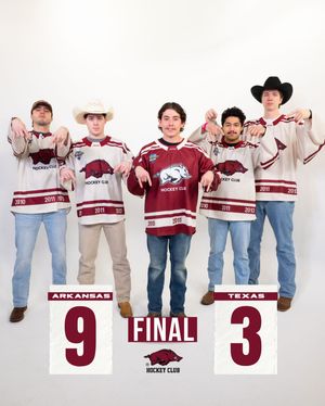 Image post by @razorbackhockeyclub on Instagram