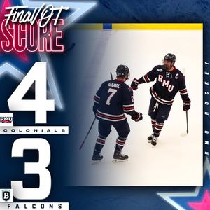 Image post by @RMUAthletics on Facebook