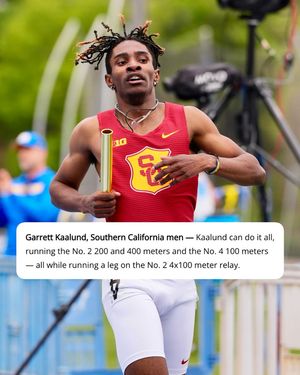 Image post by @usc_track_field on Instagram