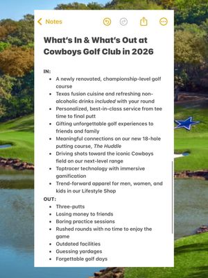 Image post by @cowboysgolfclub on Instagram