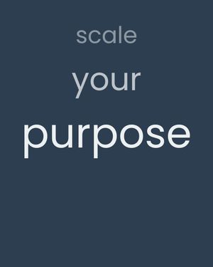 Image post by @scaleyourpurpose on Instagram