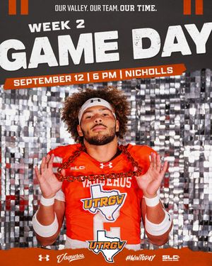 Image post by @utrgvfootball on Instagram