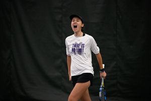 Image post by @NUWildcatTennis on Twitter