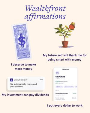 Image post by @wealthfront on Instagram