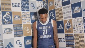 Video post by @GSAthletics_MBB on Twitter