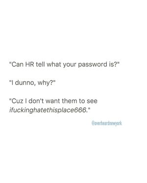 Image post by @overheardnewyork on Instagram