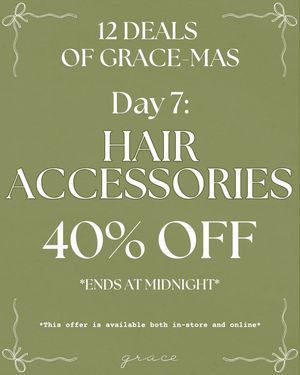 Image post by @shopatgrace on Facebook