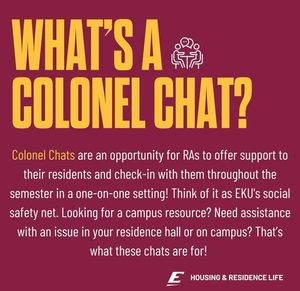 Image post by @EKUHousing on Facebook