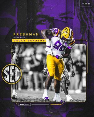 Image post by @LSUfootball on Twitter/X