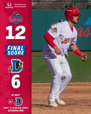 Image post by @memphisredbirds on Instagram