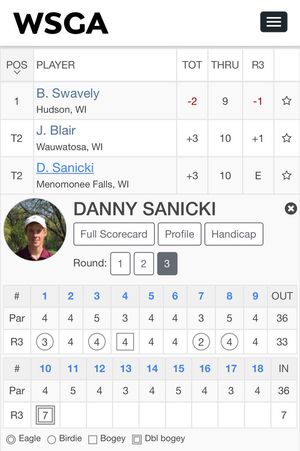 Image post by @WSGAGolf on Twitter