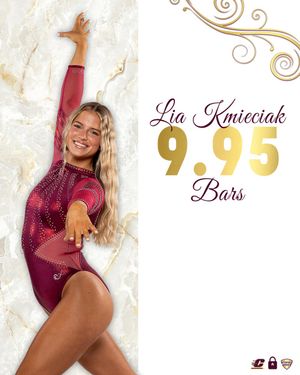 Image post by @CMUGymnastics on Twitter