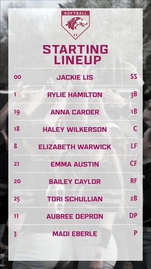 Image post by @SIU_Softball on Twitter