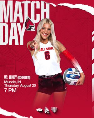 Image post by @ballstatewvb on Instagram