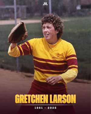 Image post by @GopherSoftball on Facebook