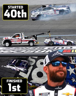 Image post by @NASCARonNBC on Twitter