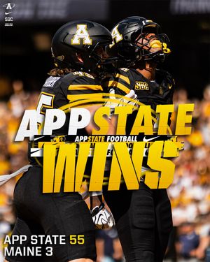 Image post by @appstate_fb on Instagram