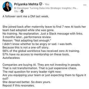 Image post by @techwithpinka on Instagram