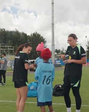 Video post by @TheMatildas on Twitter/X