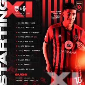 Image post by @PHXRisingFC on Twitter