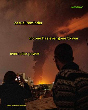 Image post by @greenpeace on Instagram