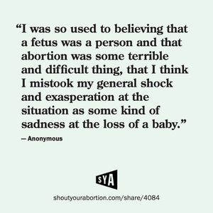 Image post by @shoutyourabortion on Instagram