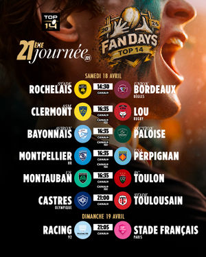 Image post by @top14rugby on Instagram