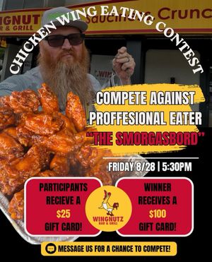 Image post by @wingnutzbarandgrill on Instagram