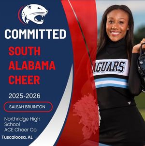 Image post by @southalabama.cheerleading on Facebook