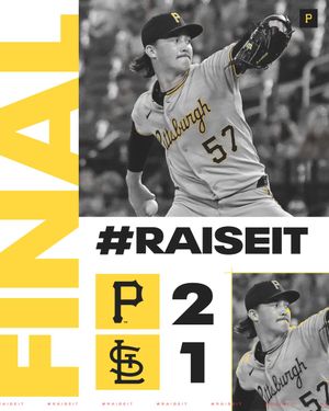 Image post by @Pirates on Twitter