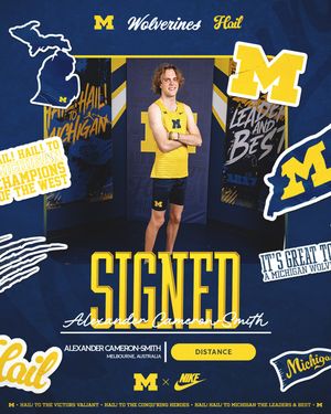 Image post by @umichtrack on Instagram