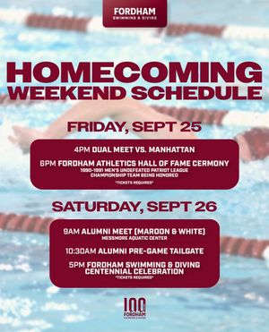 Image post by @fordhamswimdive on Instagram