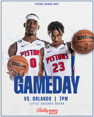 Image post by @detroitpistons on Instagram