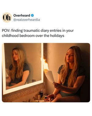 Image post by @overheardnewyork on Instagram