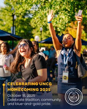 Image post by @uncg.sga on Instagram