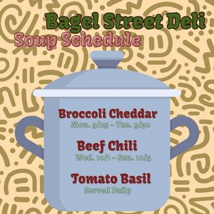 Image post by @bagelstreetdeli on Instagram