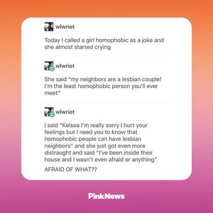 Image post by @pinknews on Instagram