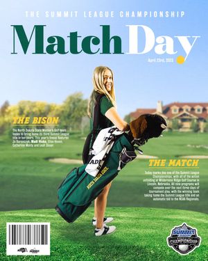 Image post by @NDSUgolf on Twitter