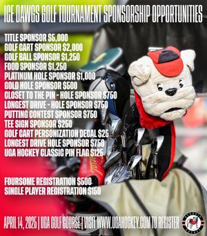 Image post by @UGAHockey on Twitter