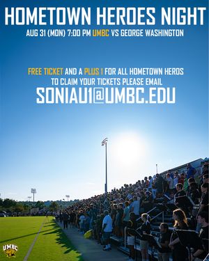Image post by @umbcathletics on Instagram